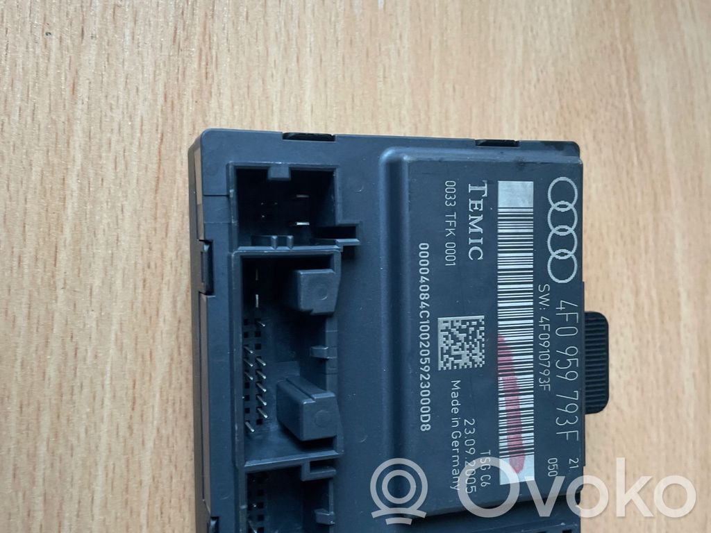 Audi A6 S6 C6 4F Door control unit/module 