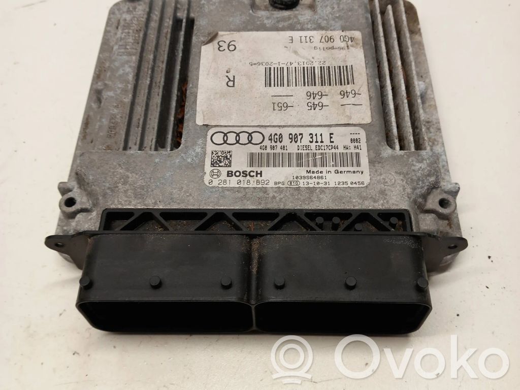 Audi A6 Allroad C7 Engine control unit/module 