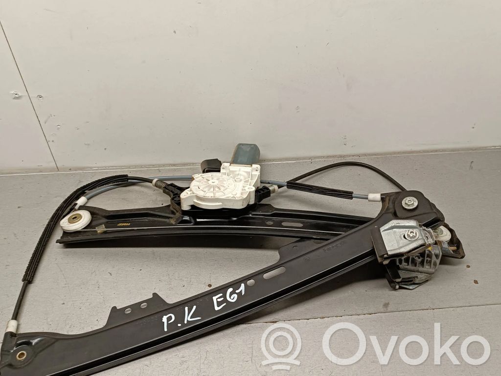 BMW 5 E60 E61 Front door window regulator with motor 