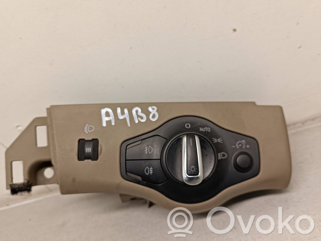Audi A4 S4 B8 8K Light switch 