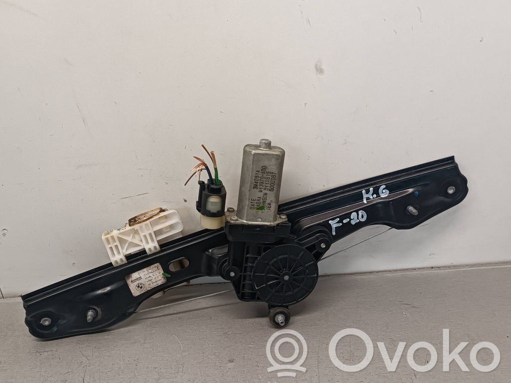 BMW 1 F20 F21 Mécanisme lève-vitre de porte arrière avec moteur 