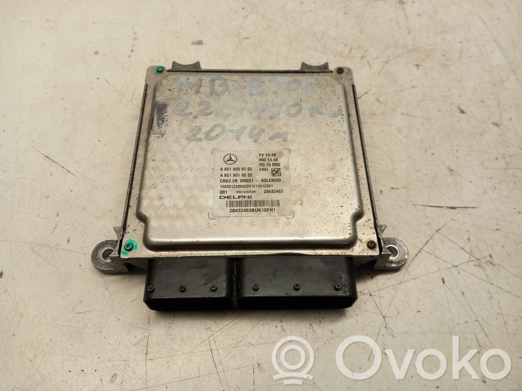 Mercedes-Benz E W212 Engine control unit/module 