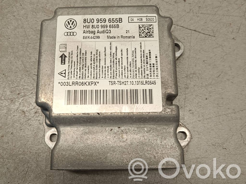 Audi Q3 8U Airbag control unit/module 
