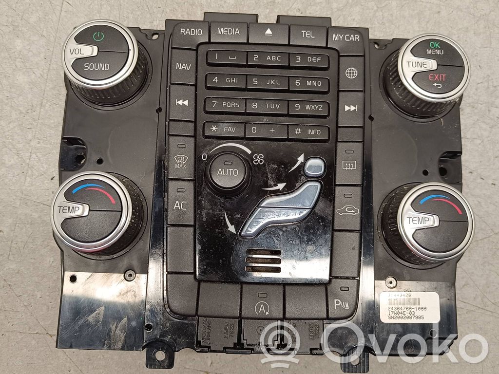 Volvo V60 Multifunctional control switch/knob 