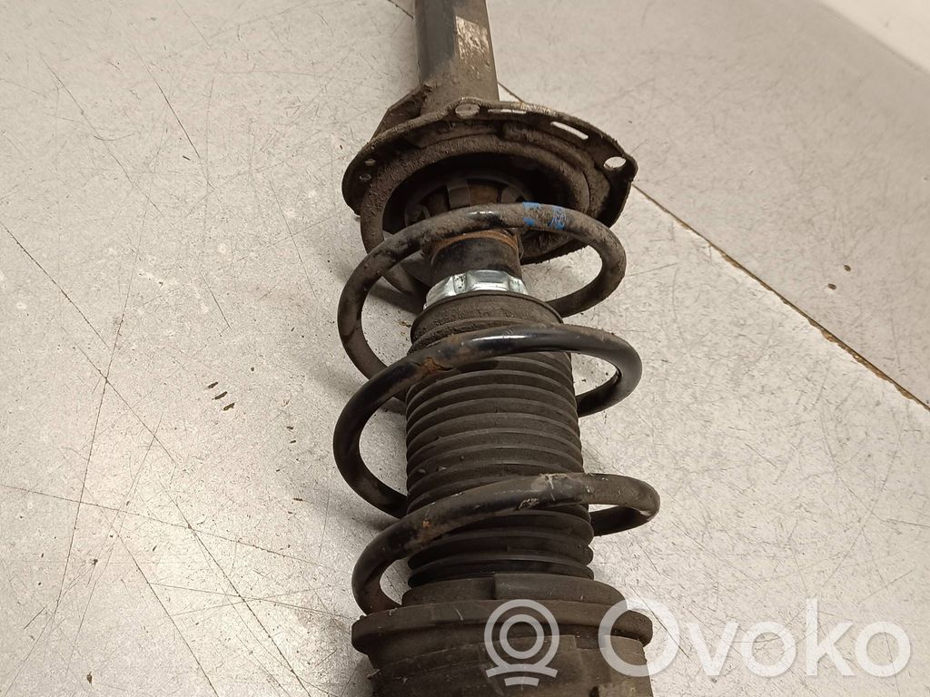 Front shock absorber with coil spring
