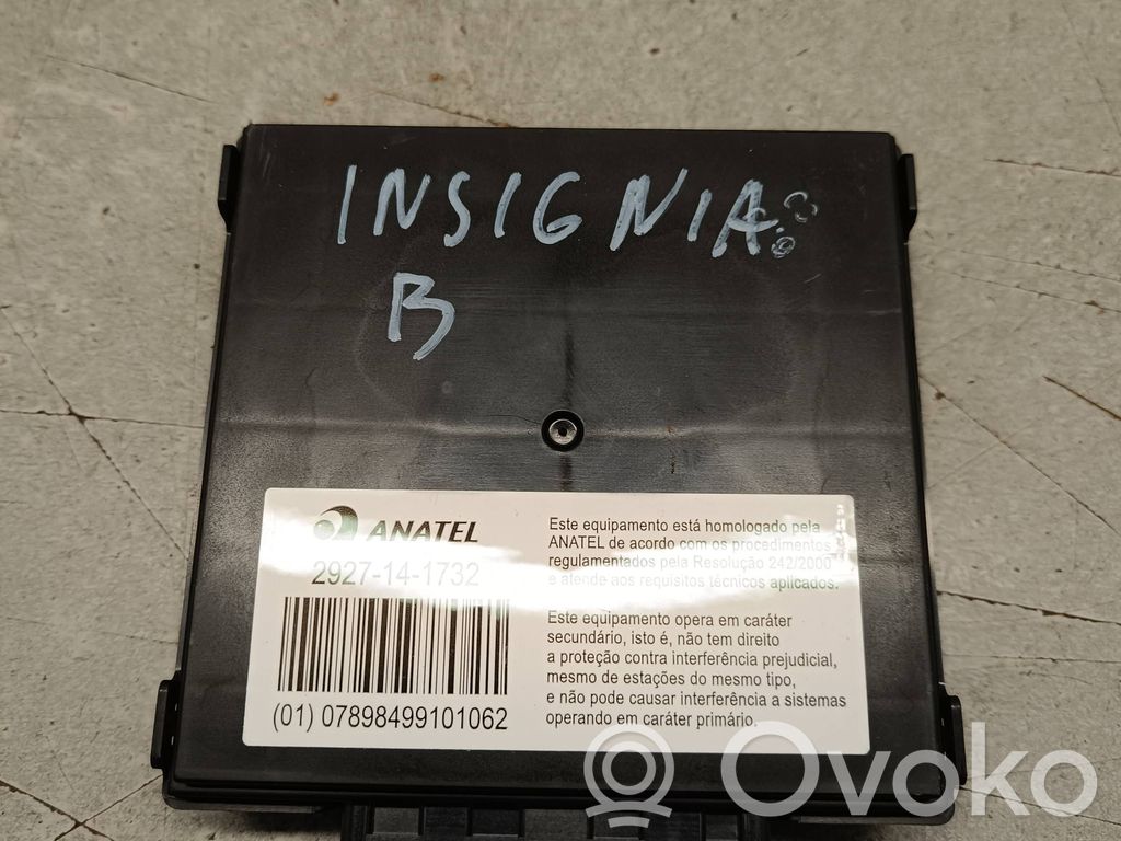Opel Insignia B Keyless (KESSY) go control unit/module 