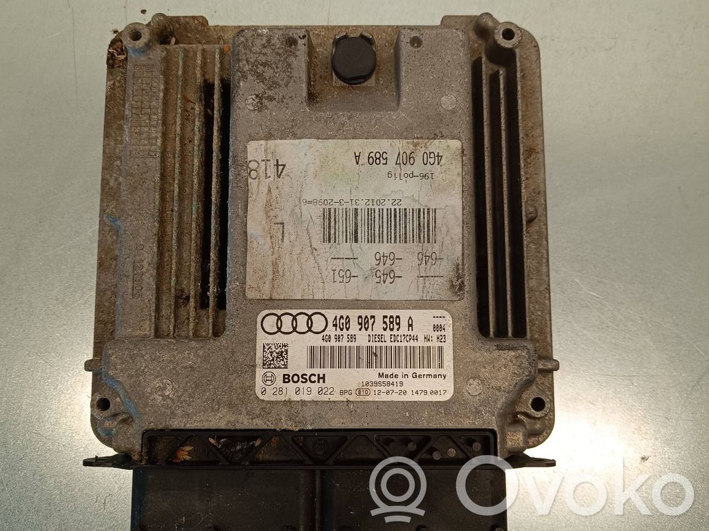 Audi A6 S6 C7 4G Engine control unit/module 
