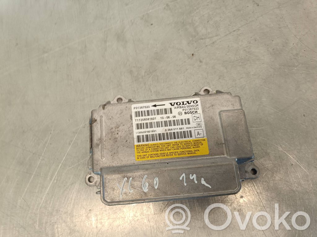 Volvo XC60 Airbag control unit/module 