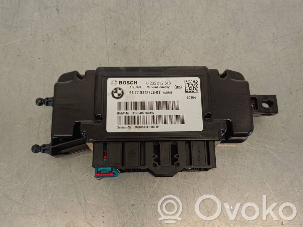 BMW 4 F36 Gran coupe Centralina/modulo airbag 