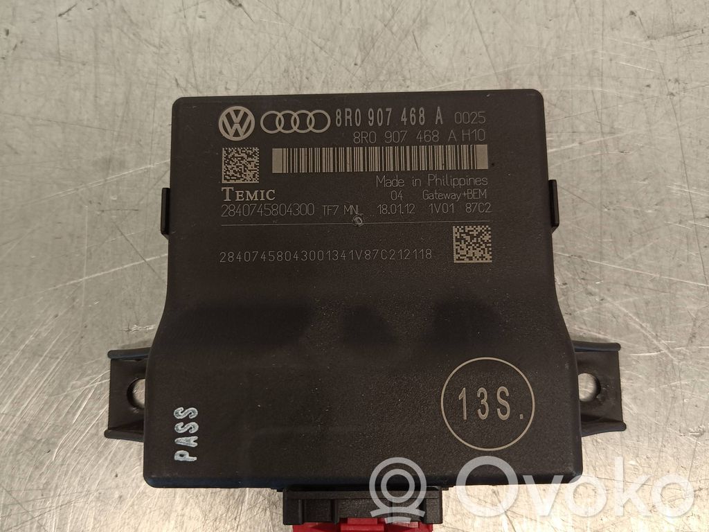 Audi A4 S4 B8 8K Módulo de control Gateway 