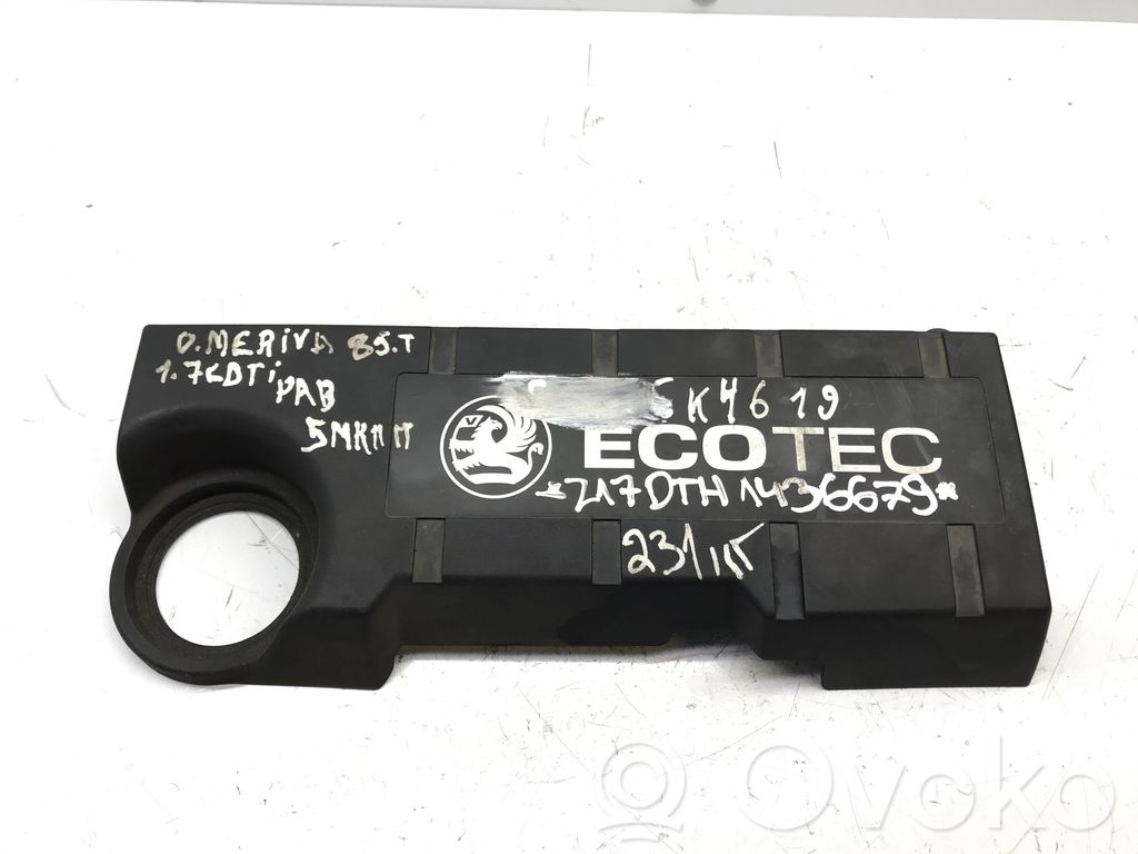 Opel Meriva A Engine cover (trim) 