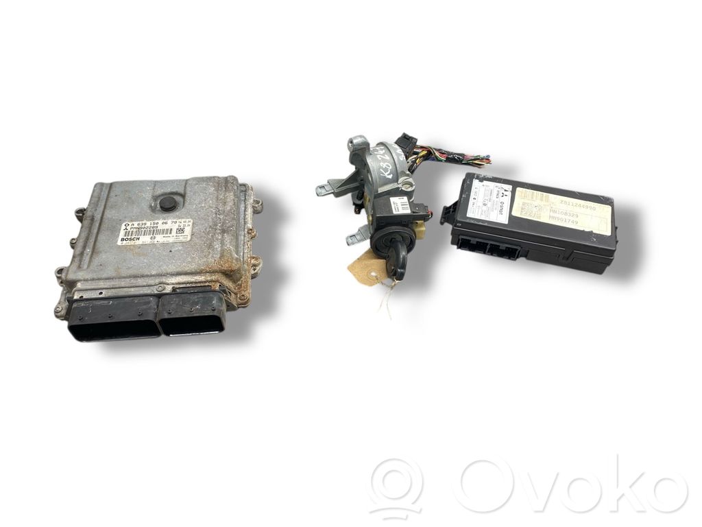 Smart ForFour I Engine ECU kit and lock set 