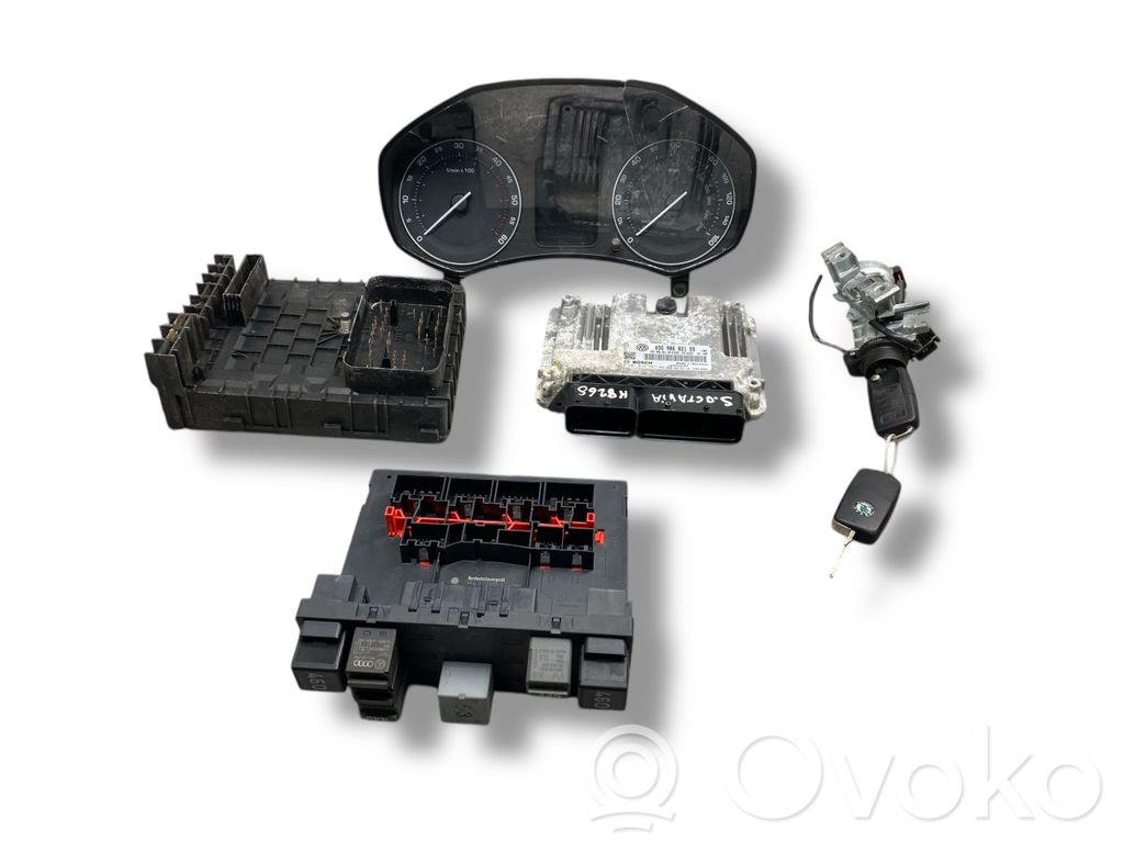 Skoda Octavia Mk2 (1Z) Engine ECU kit and lock set 
