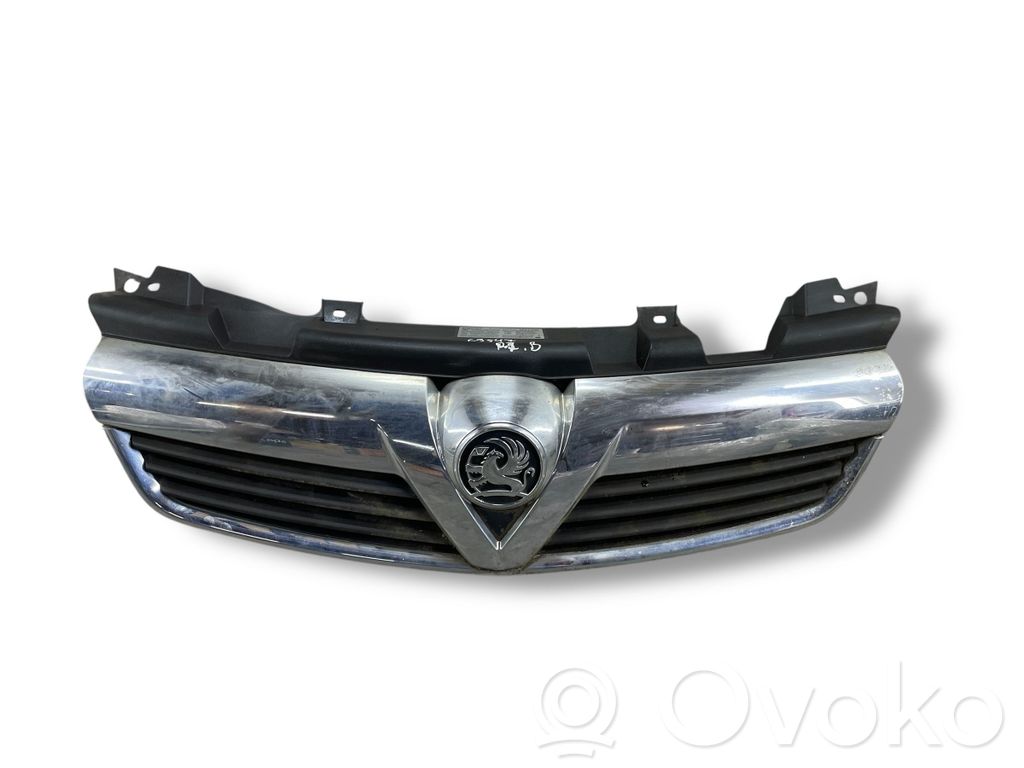 Opel Zafira B Front bumper upper radiator grill 