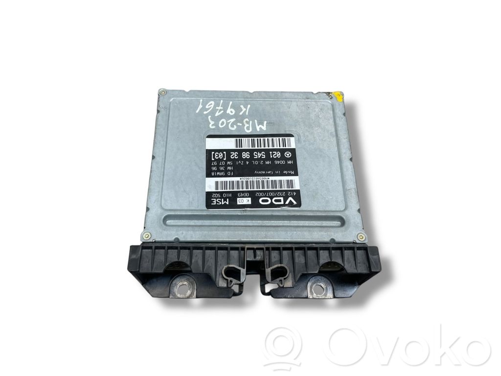 Mercedes-Benz C W202 Engine control unit/module 
