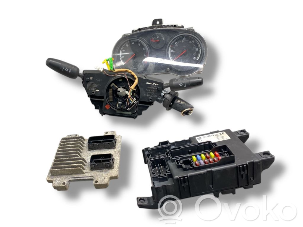 Opel Corsa D Engine ECU kit and lock set 