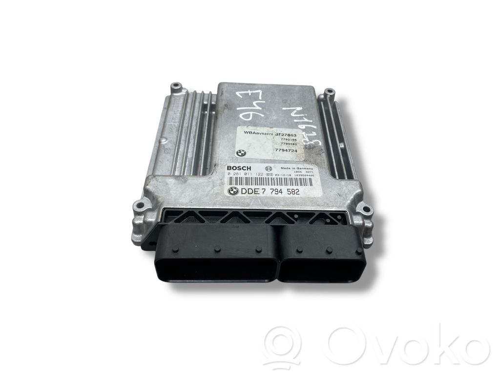 BMW 3 E46 Motorsteuergerät/-modul 