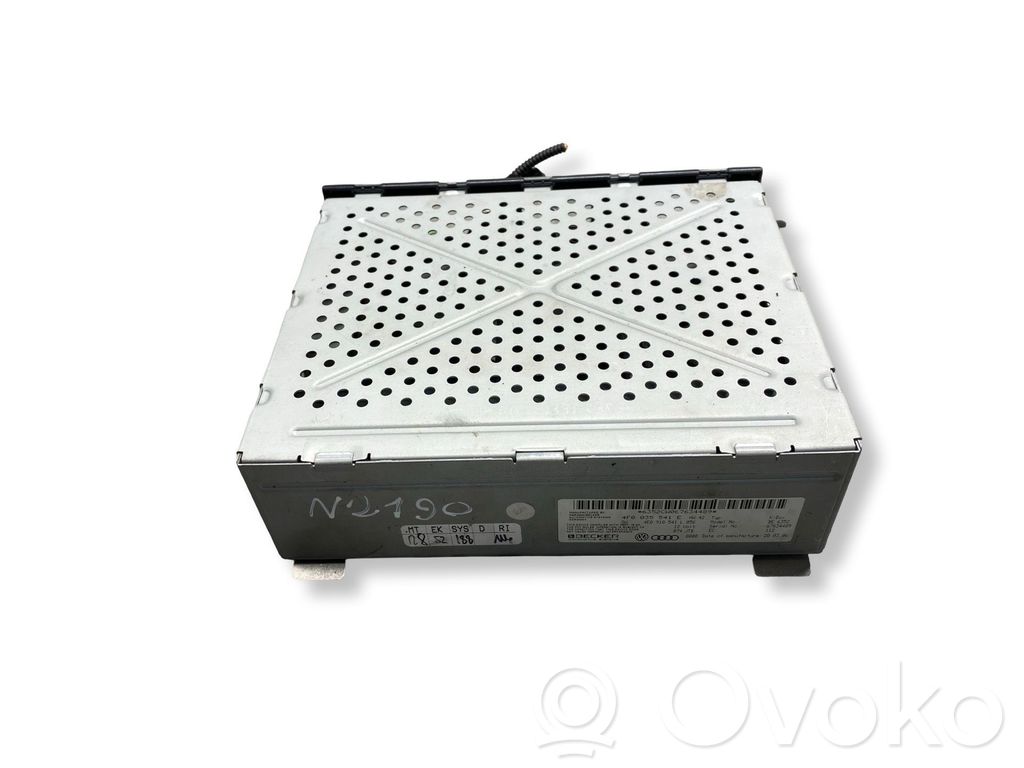 Audi A6 S6 C6 4F Unidad delantera de radio/CD/DVD/GPS 