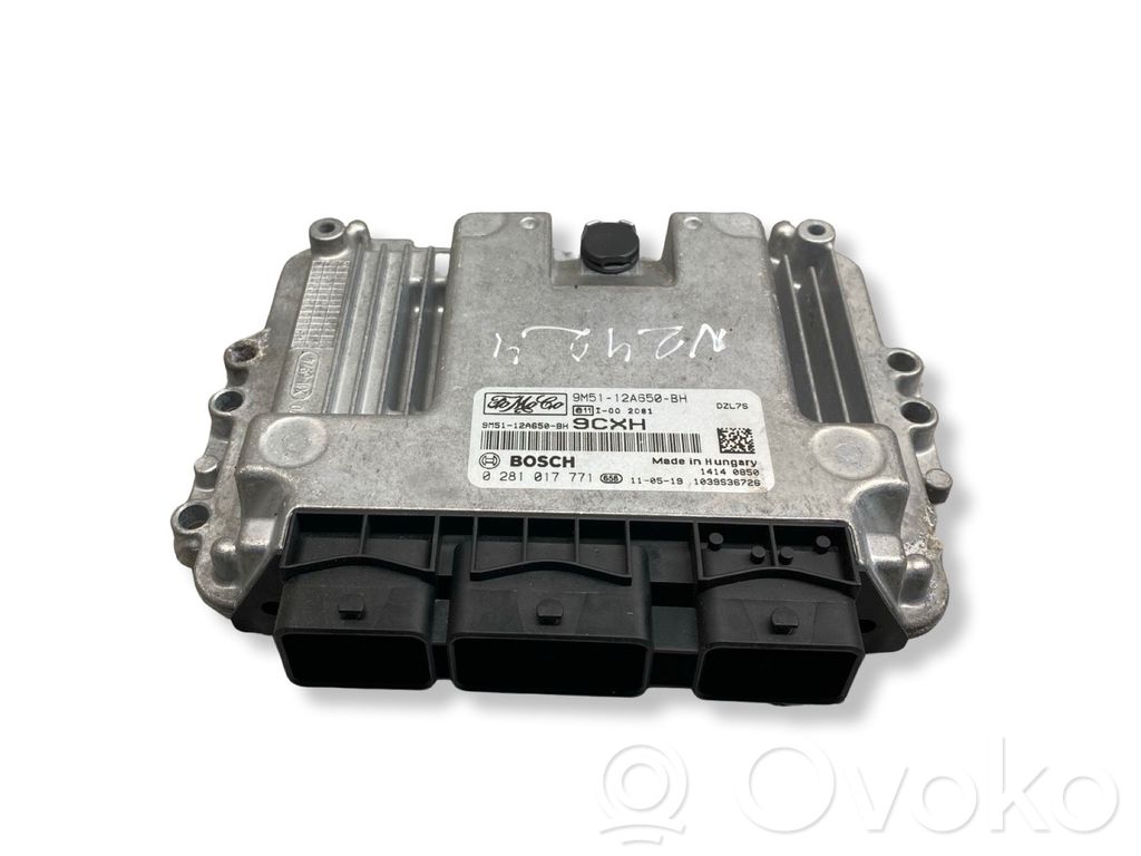 Engine control unit/module   9M5112A650BH,0281017771