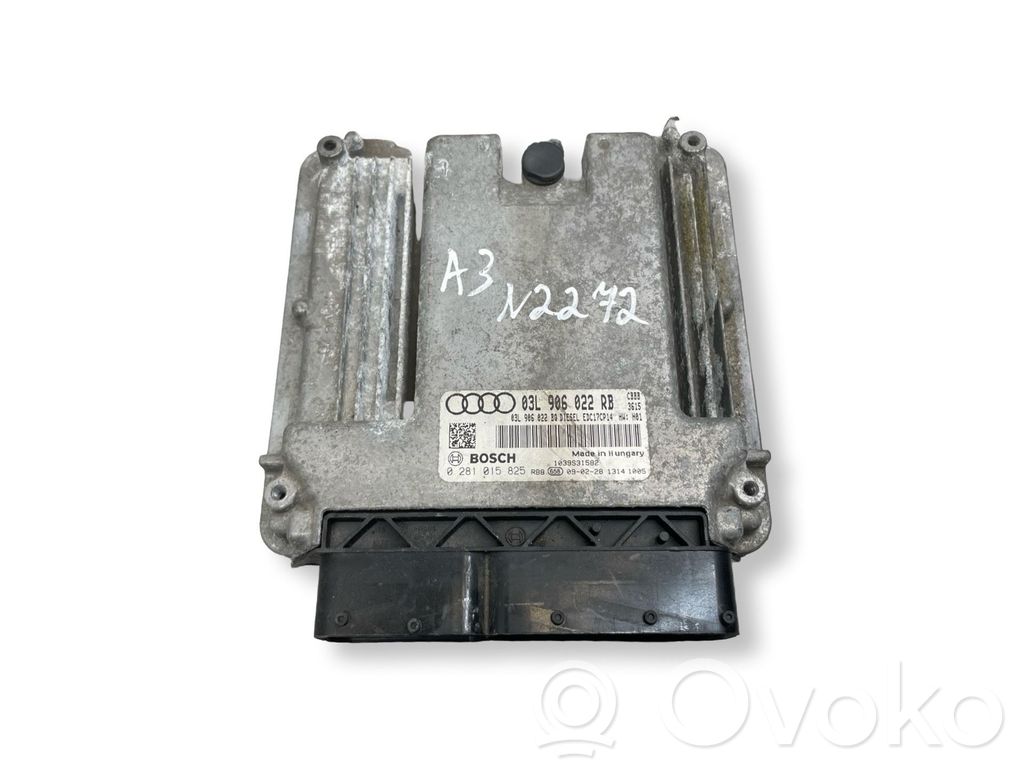 Audi A3 S3 A3 Sportback 8P Engine control unit/module 