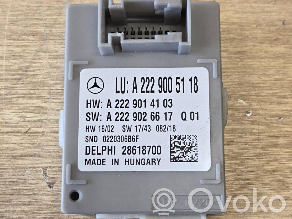 Mercedes-Benz E W213 Module d'éclairage LCM 