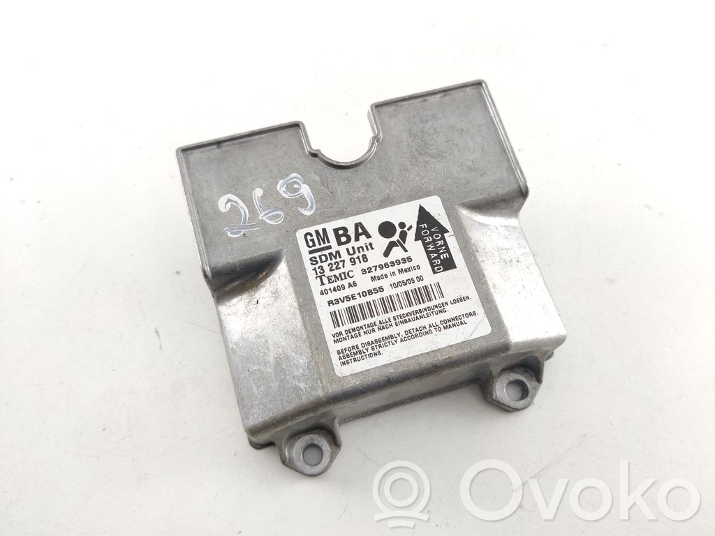 Opel Astra H Airbag control unit/module 