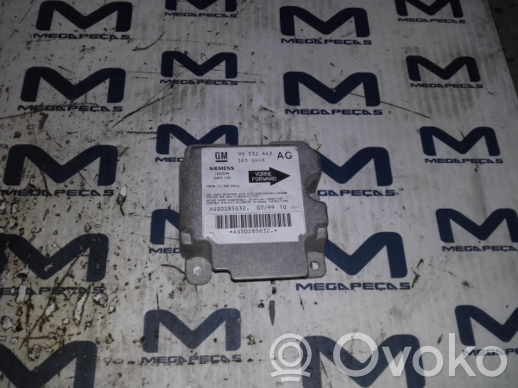 Airbagsteuergerät   90532443,5WK4189