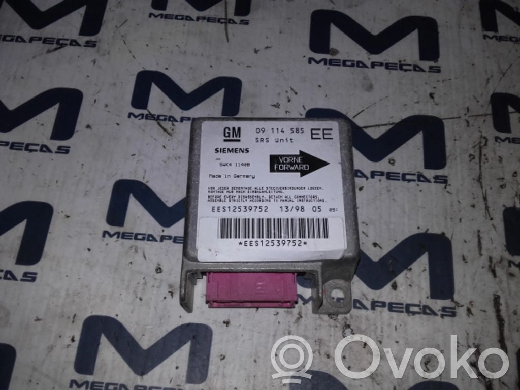 Opel Corsa B Module de contrôle airbag 