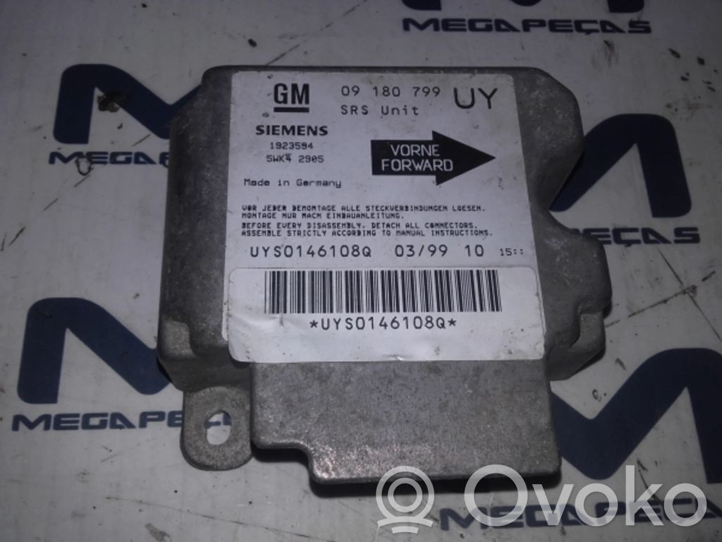 Opel Zafira A Unidad de control/módulo del Airbag 