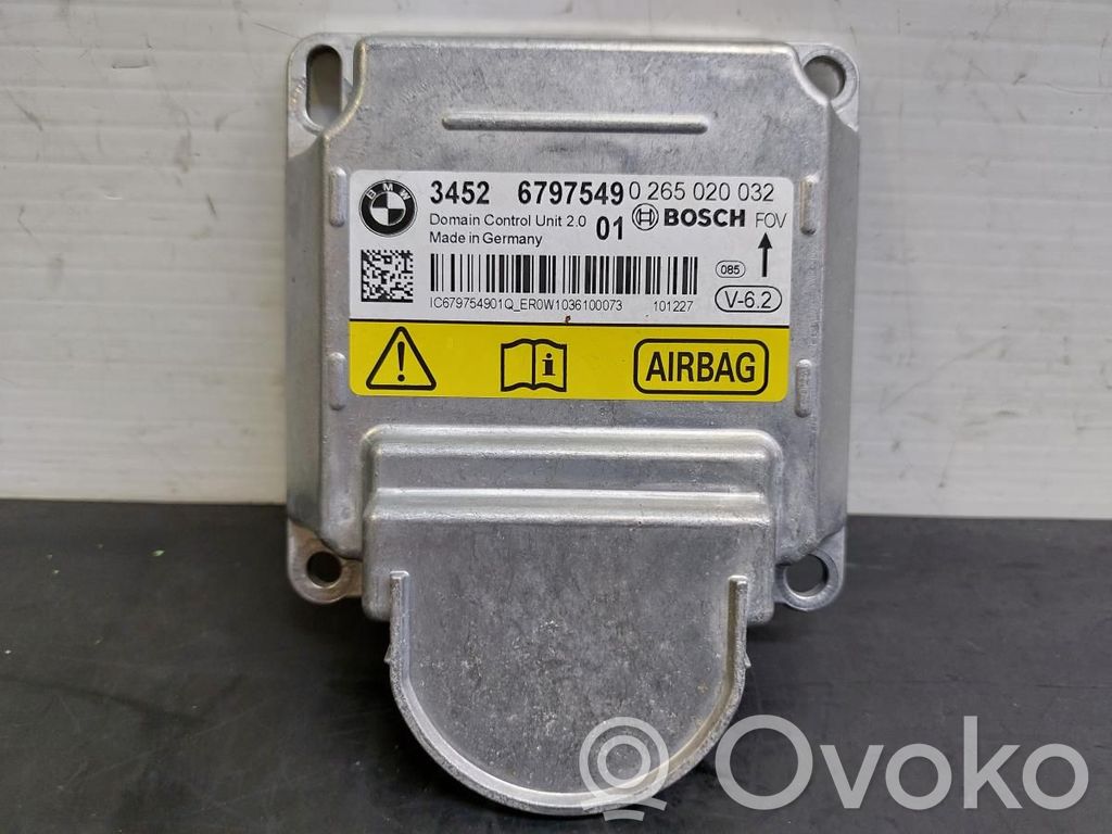 BMW 6 F12 F13 Sterownik / Moduł Airbag 