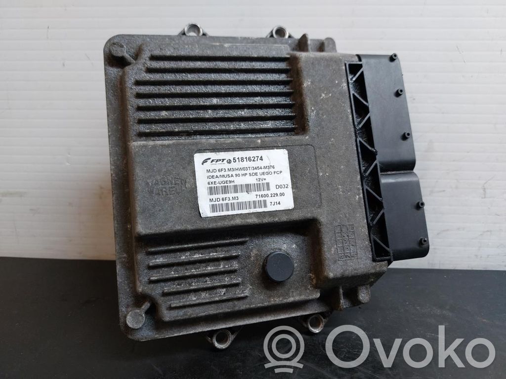 Lancia Musa Engine control unit/module 