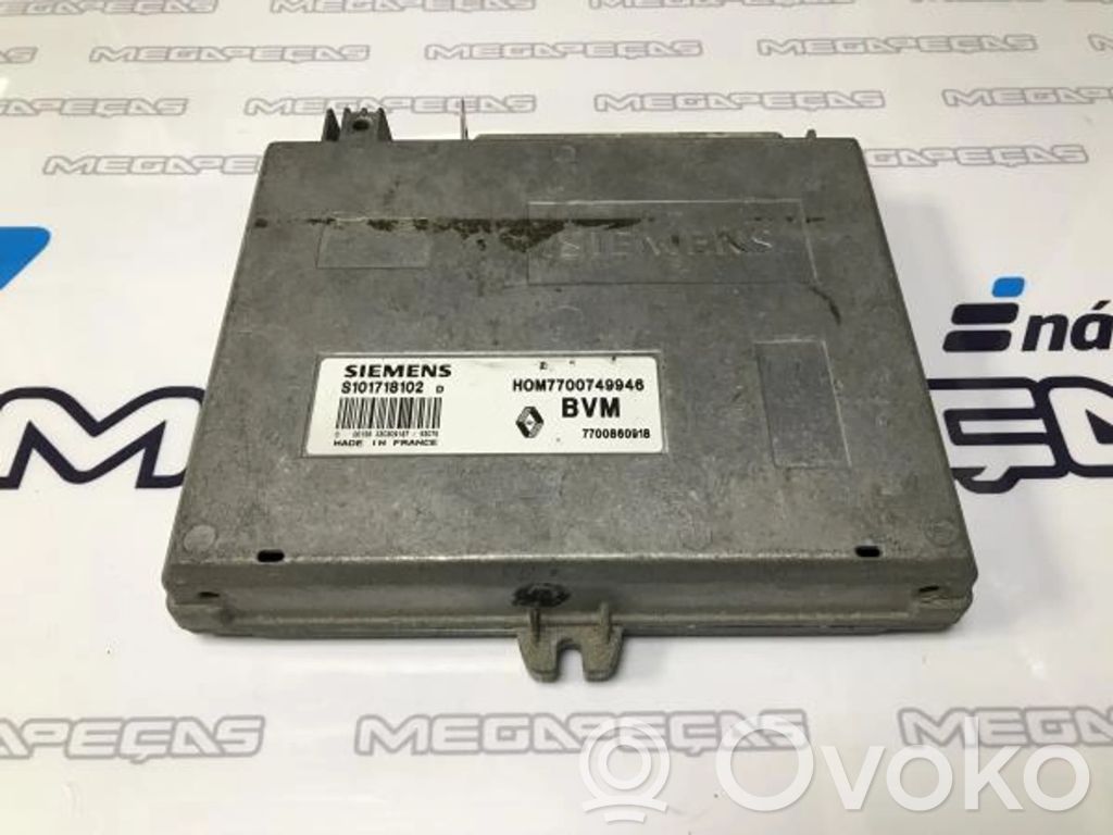 Sterownik / Moduł ECU   7700860918,7700749946,S101718102D