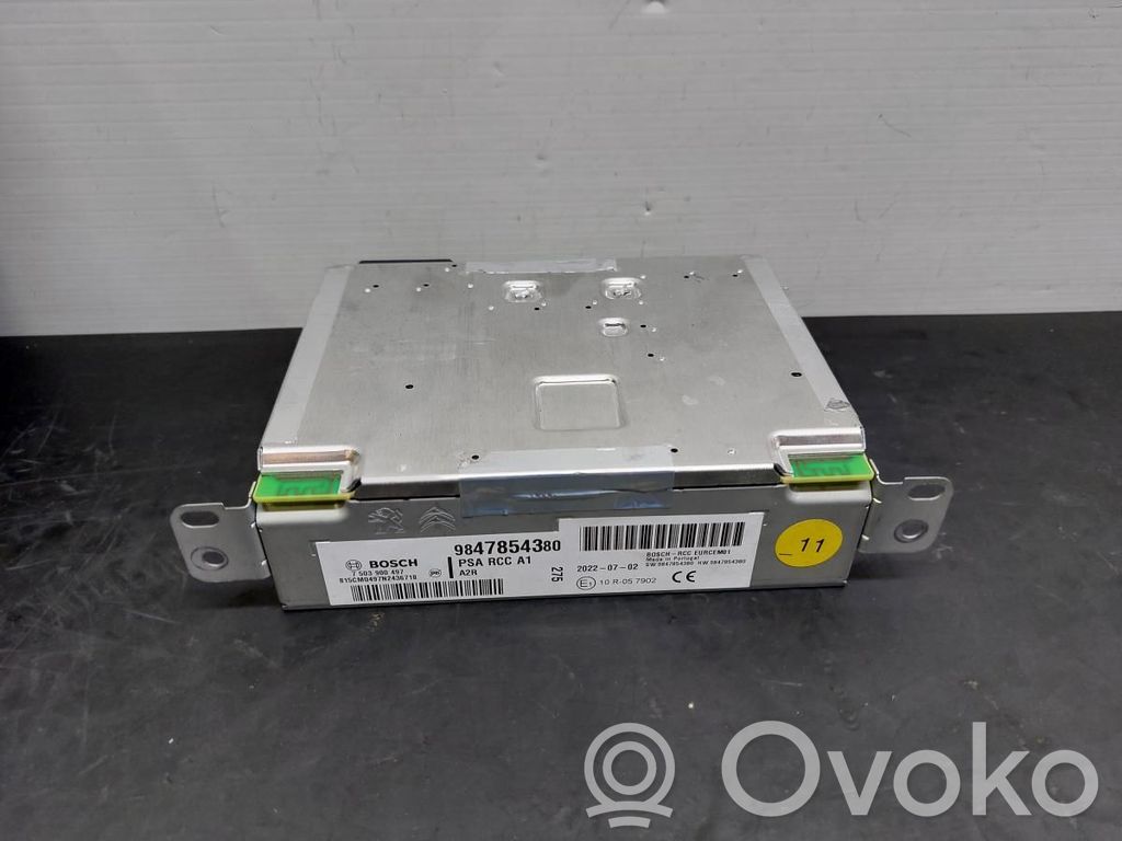 Panel / Radioodtwarzacz CD/DVD/GPS   9847854380,7503900497,RCCA1