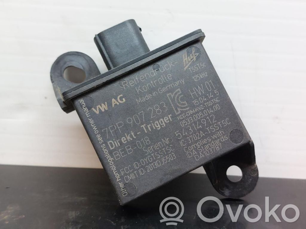 Module de pression des pneus   7PP907283