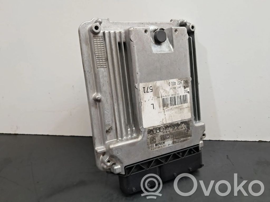 Engine control unit/module   8K1907401D,0281014881,8K1907401