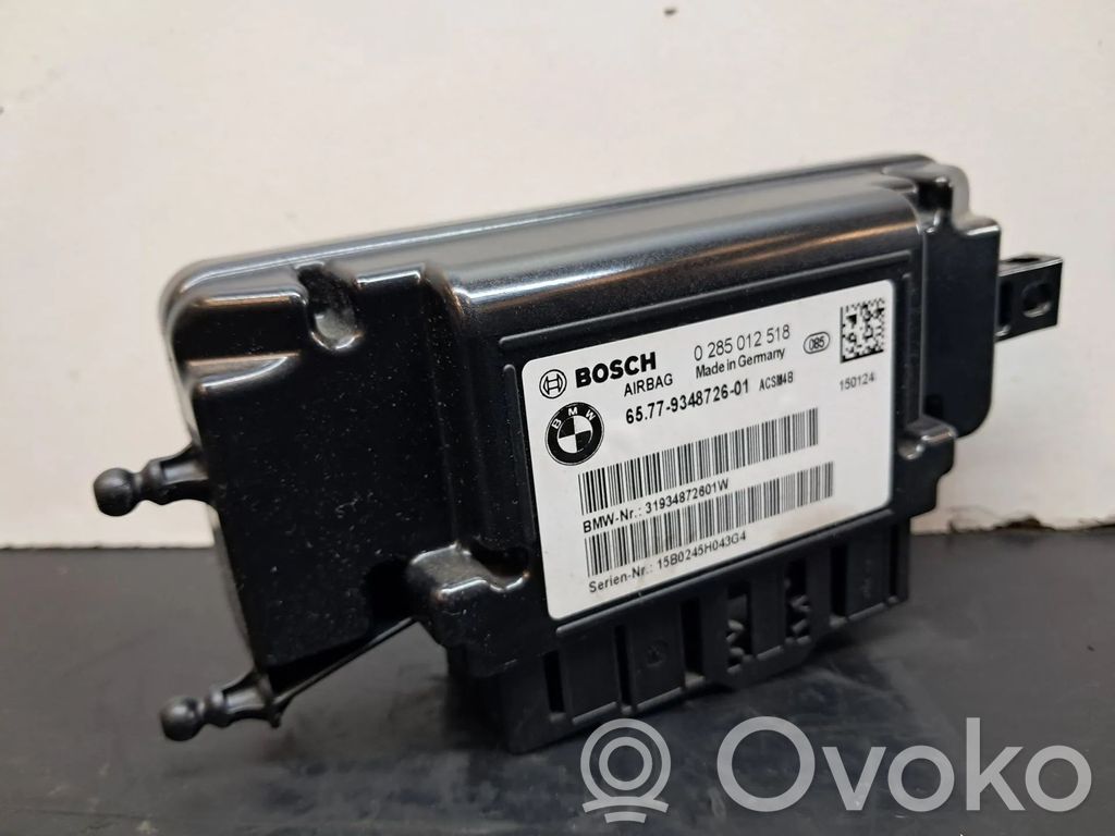 BMW 1 F20 F21 Centralina/modulo airbag