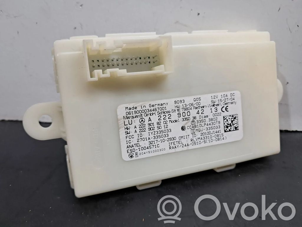 Mercedes-Benz GLC X253 C253 Centralina/modulo chiusura centralizzata portiere