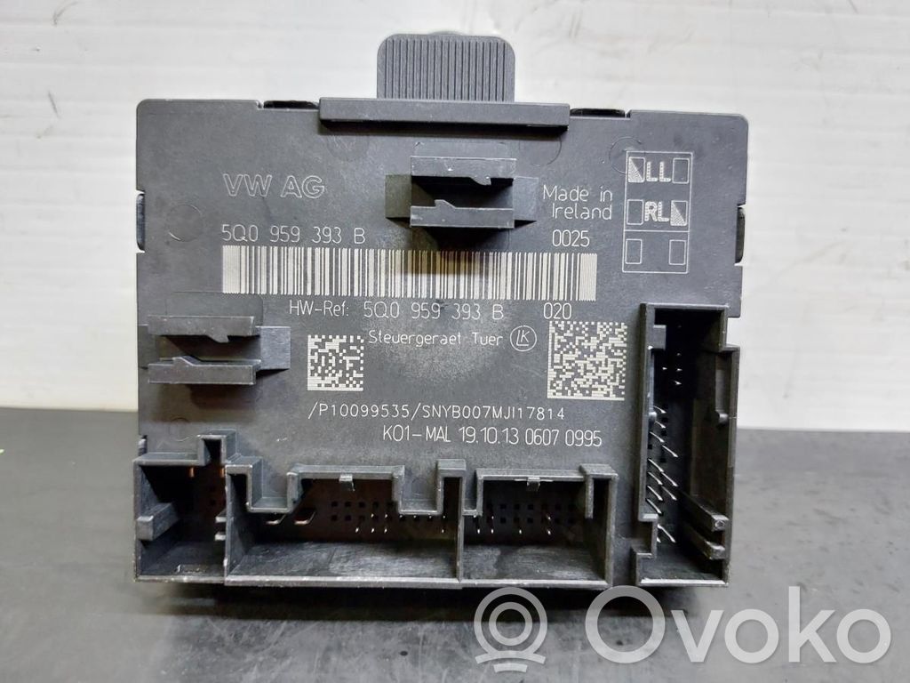 Unité de commande module de porte   5Q0959393B