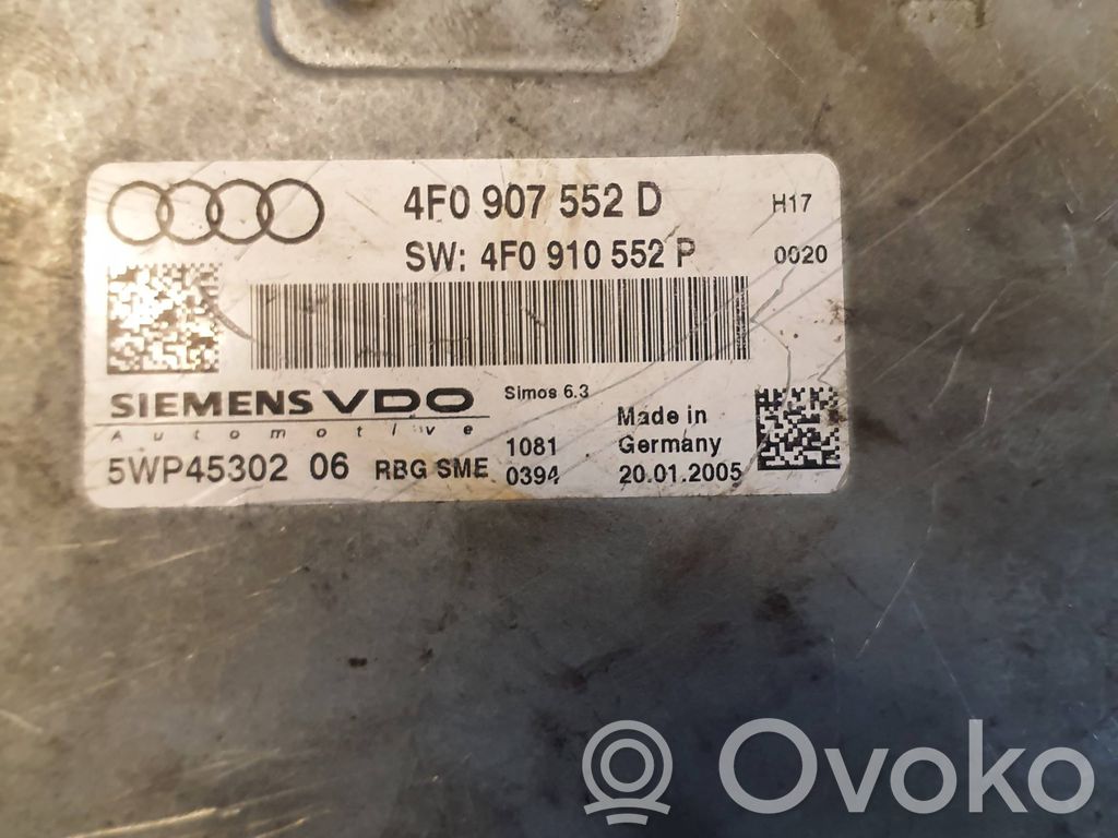 Audi A6 S6 C6 4F Engine control unit/module 