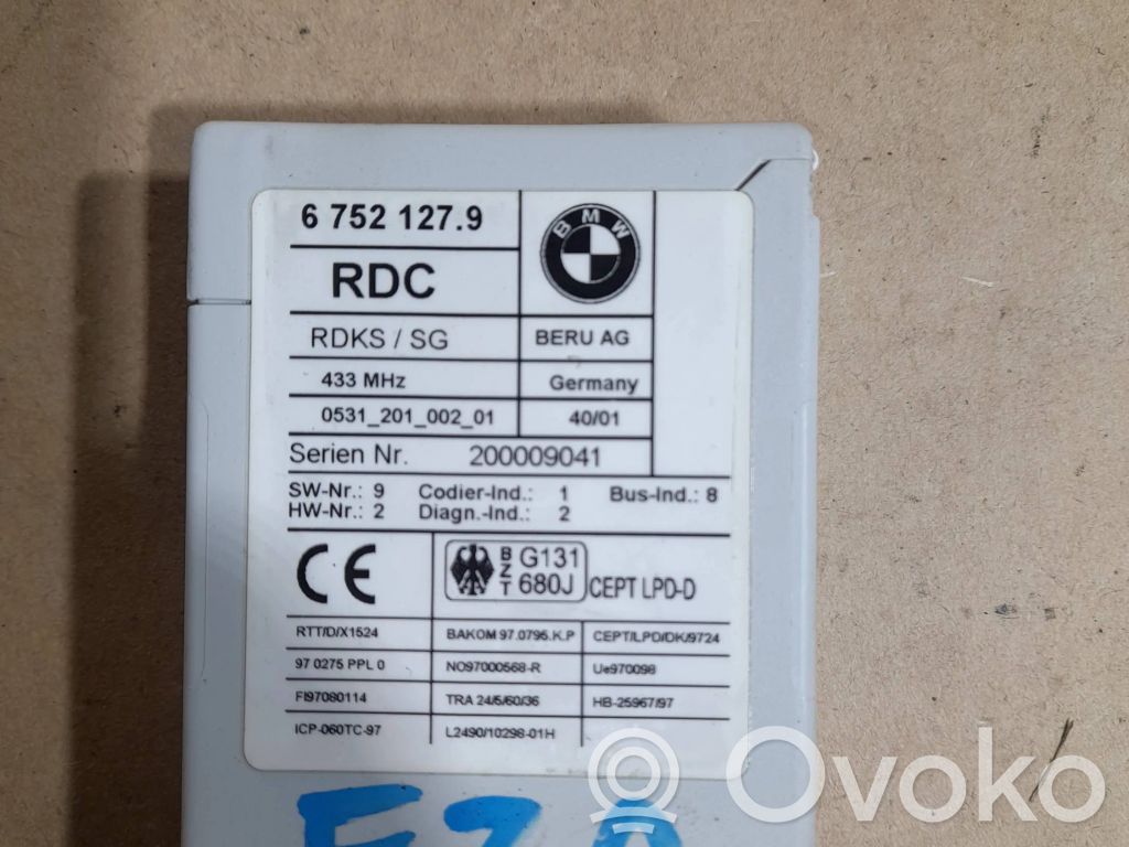 Sonstige Steuergeräte / Module   6752127,053120100201,200009041