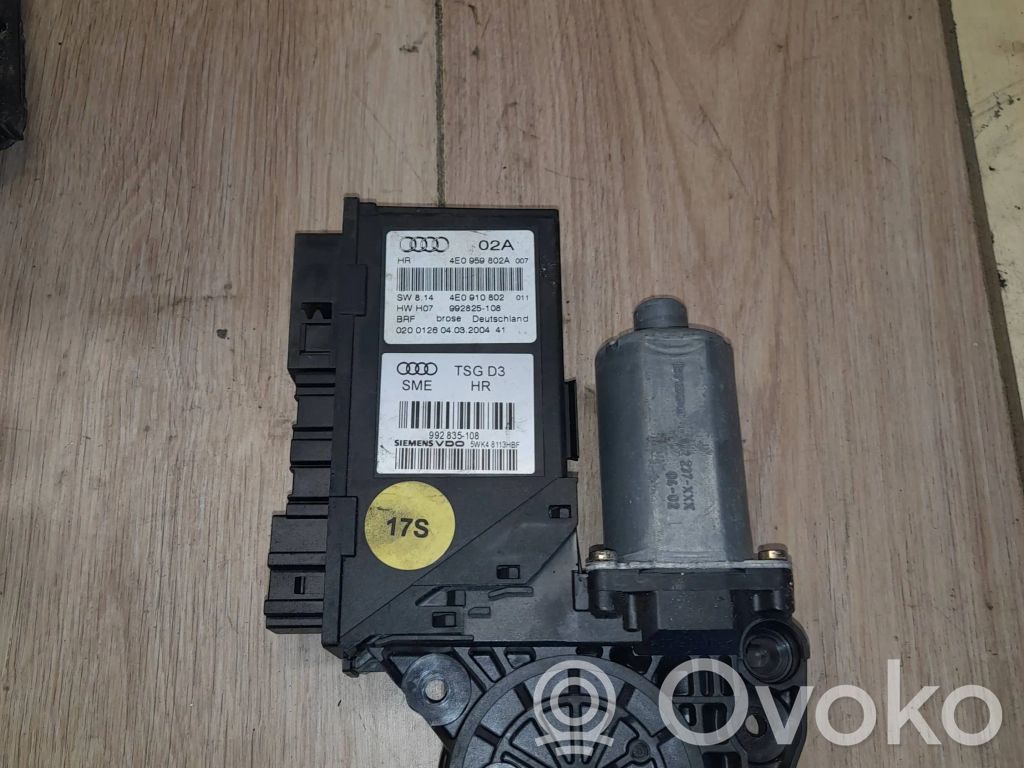 Audi A8 S8 D3 4E Motor macara geam ușă față 