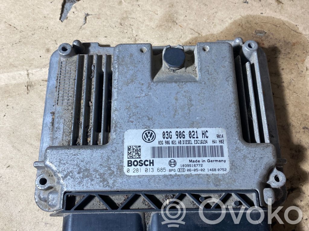 Volkswagen Golf Plus Engine control unit/module 