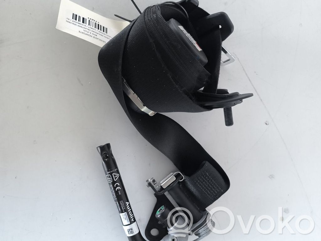 BMW 5 F10 F11 Pas bezpieczeństwa fotela przedniego 