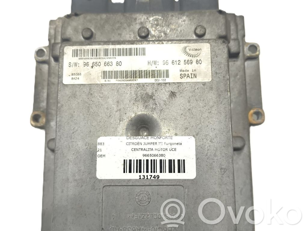 Citroen Jumper Engine control unit/module 