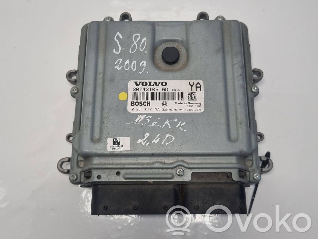 Volvo S80 Moottorin ohjainlaite/moduuli 