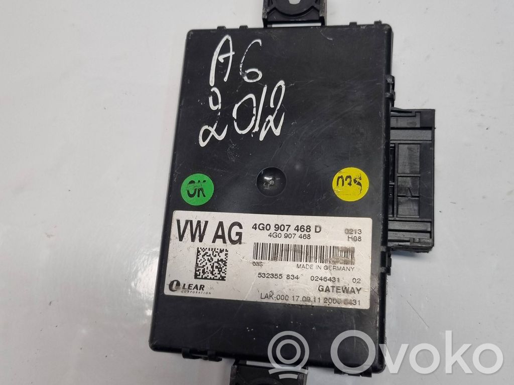 Audi A6 S6 C7 4G Módulo de control Gateway 
