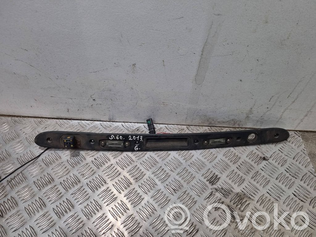 Volvo S60 Trunk door license plate light bar 