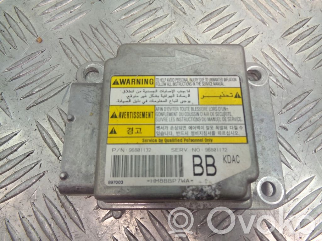 Chevrolet Spark Airbag control unit/module 