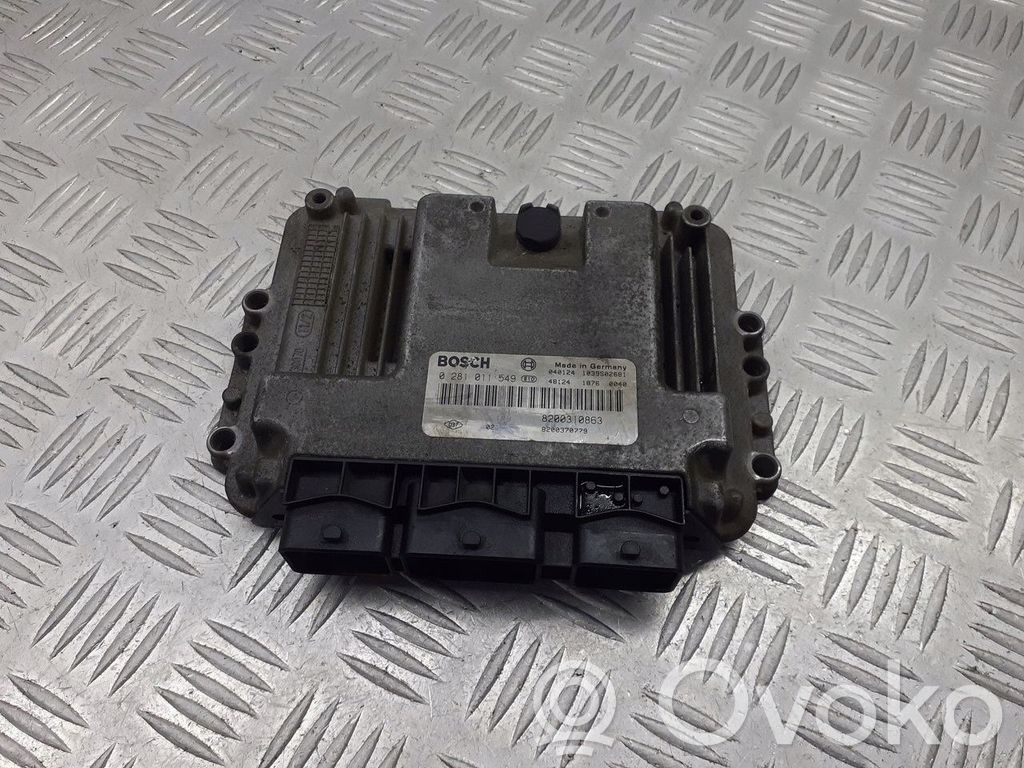 Unidad de control/módulo ECU del motor   8200310863