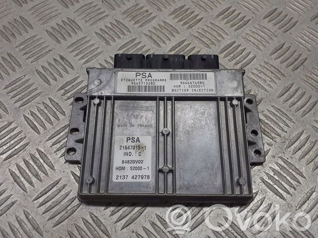 Unidad de control/módulo ECU del motor   9644674980